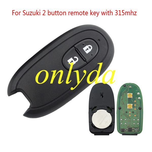 For   Suzuki OEM 2 button remote key with 315mhz