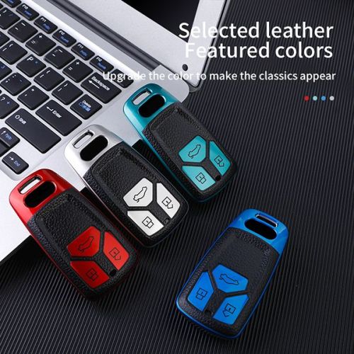 For New Audi Q7、TT、A4 3button TPU protective key case ,please choose the color