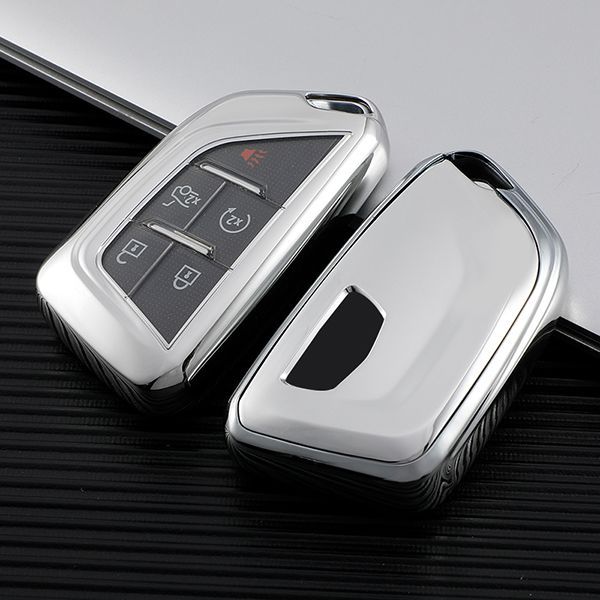 For Cadillac XT5 XT4/XTS/XT6/CT6/ATS-L 5button TPU protective key case , please choose the color