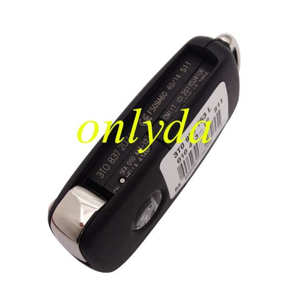 Original VW Skoda  3 button remote key  with 434mhz Model Number is 3T0959753L 3T0837202L