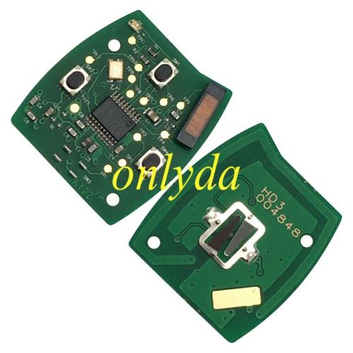 Honda CRV 2 Button remote key with  with PCF7961  with 433MHZ