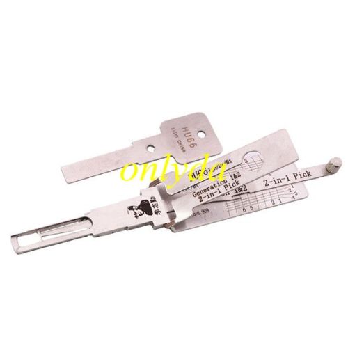 HU66 2 In 1 lock pick and decoderused