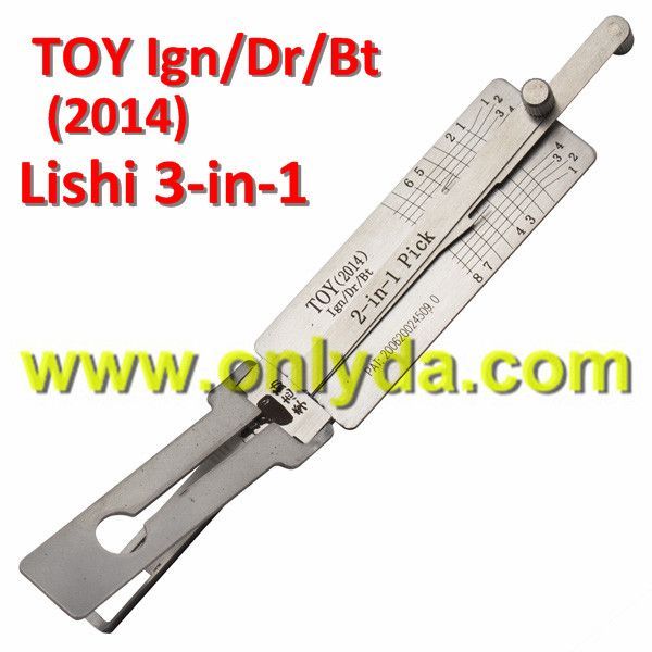 TOY(2014)  3 in 1 lockpick and decoder genuineTOY(2014)  3 in 1 lockpick and decoder genuine