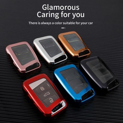 For New Magotan New Passat TPU protective key case black or red color, please choose the color