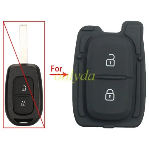 For Renault 2 button blank pad  remote key shell