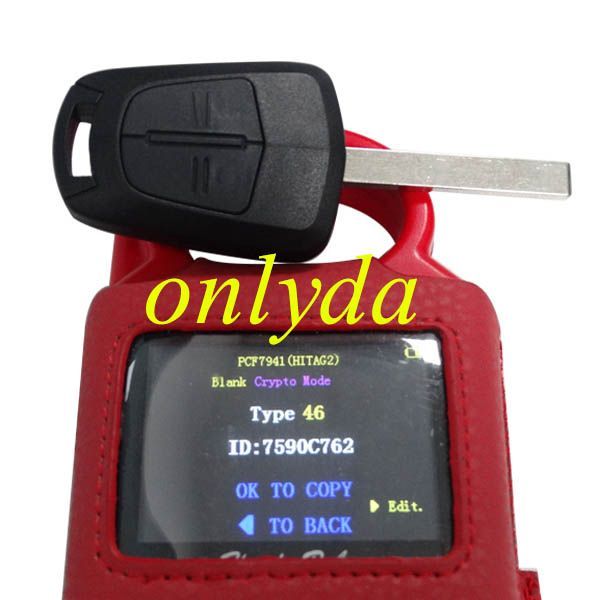 For Opel 2B remote PCF7941 (Hitag 2)-434mhz for Opel Corsa D, NXP F7341B 4940203 Tnd12120  1A5001