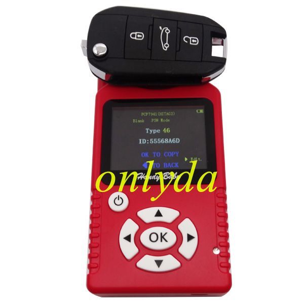 For Citroen remote key with 434mhz HELLA 5FA010 353-20 pcf7941 chip CMIIT ID:2013DJO113 Original PCB+  aftermarket shell