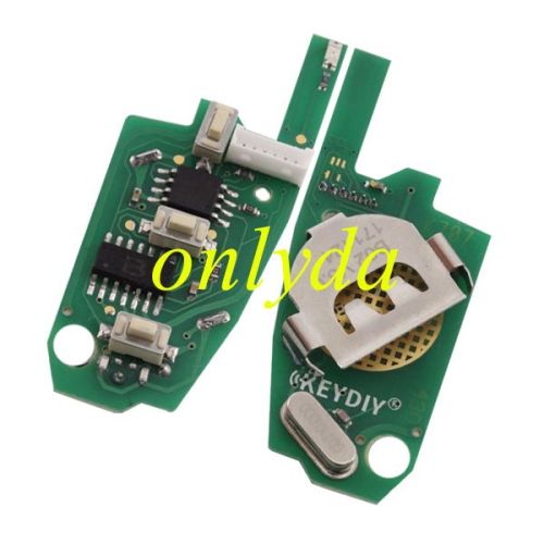 keyDIY brand 3 button remote key B02