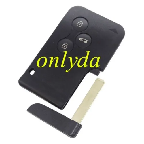 For  Renault  Megane 3 button  key blank & blade -without badge