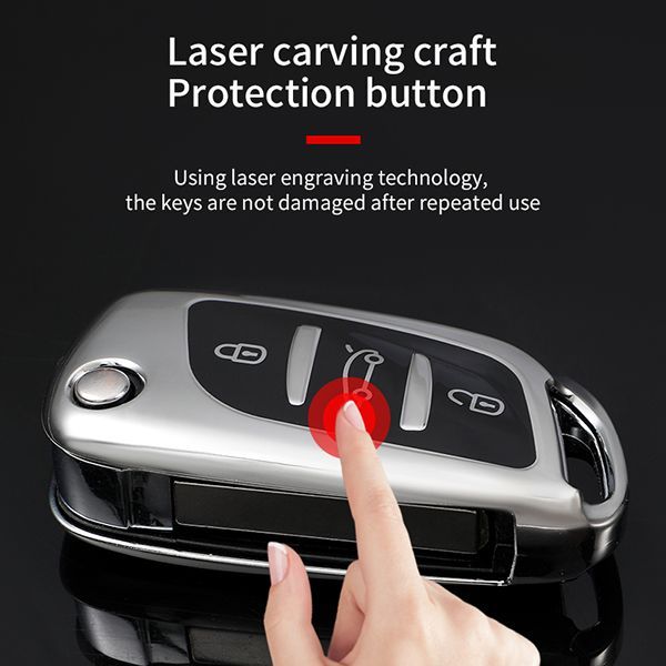 For Citroen 3 button TPU protective key case ,please choose the color