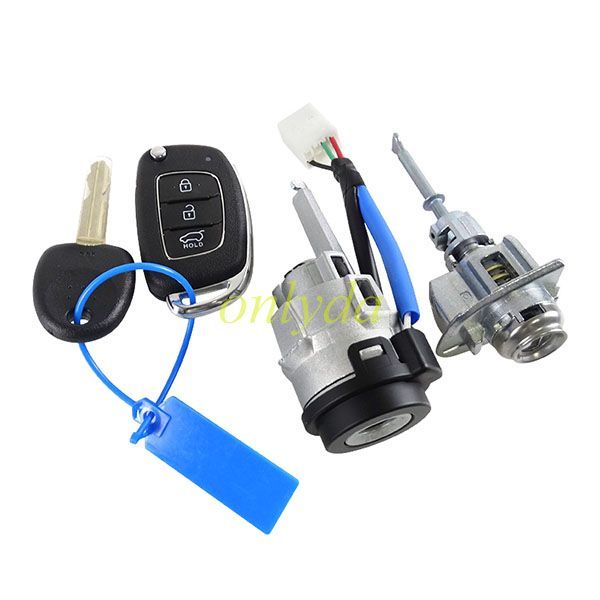 2016 Hyundai Creta lock set with remote  key 433mhz 4D60 80BIT chip 95430-M000