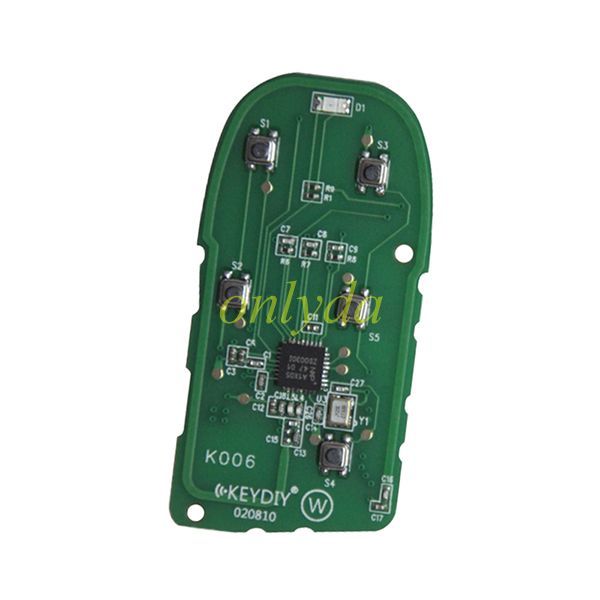 KEYDIY Remote key 5 button ZB18 smart key for KD-X2 and KD MAX