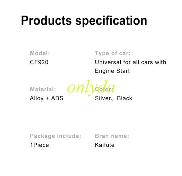For CF920 Universal Smart Car Key LCD Screen remote