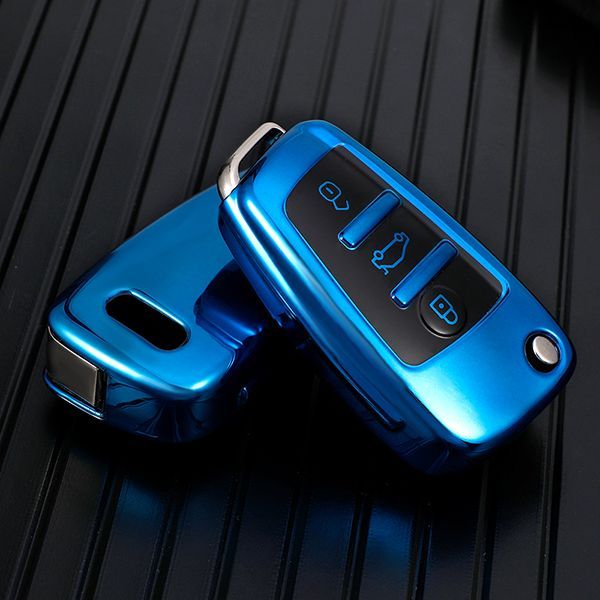 For Audi A3/Q3/Q2L/A1/S3 3 button TPU protective key case,please choose the color