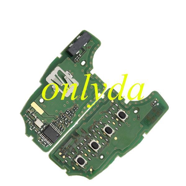 For OEM Benz smart 3+1 button remote key with 434mhz with PCF7961M chip