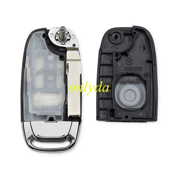 For VW 3 button modified remote key blank with HU66 blade