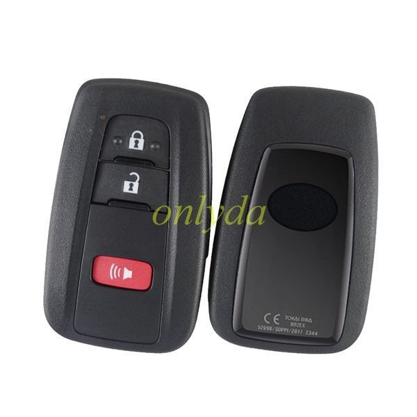 For OEM CH-R 2+1 button remote with Toyota H chip-434mhz