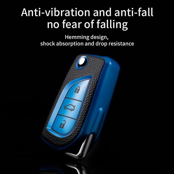 For Toyota 3 button TPU protective key case please choose the color