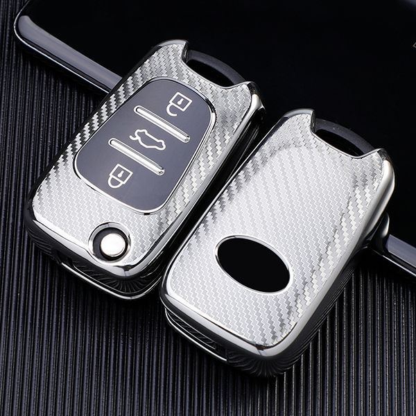For Hyundai K2 K5 3 button  TPU protective key case,please choose the color