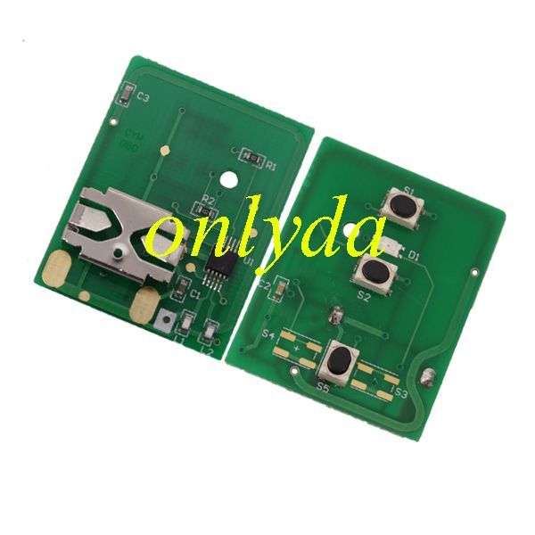 For Mazda 2 series,3 button remote key with 433mhz