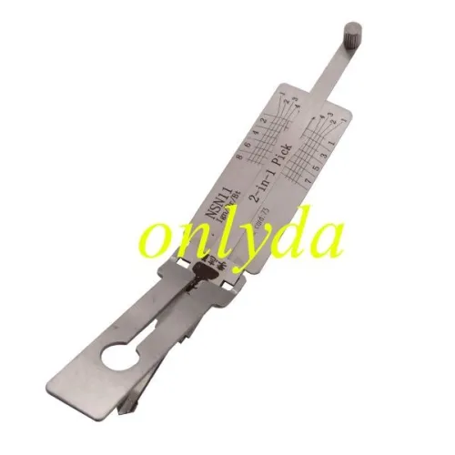 For NSN1 lock pick and decoder used for Nissan Infiniti Subaru Kia Ford GMC