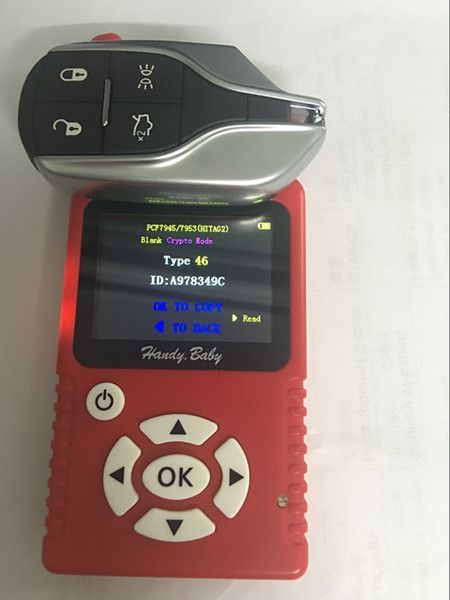 For  Maserati OEM 4 button remote key with 433mhz  with PCF7945/7953 chip no blade