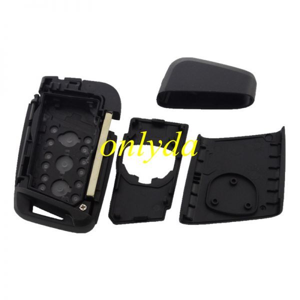 For VW 3 Button remote key blank  with HU162 blade