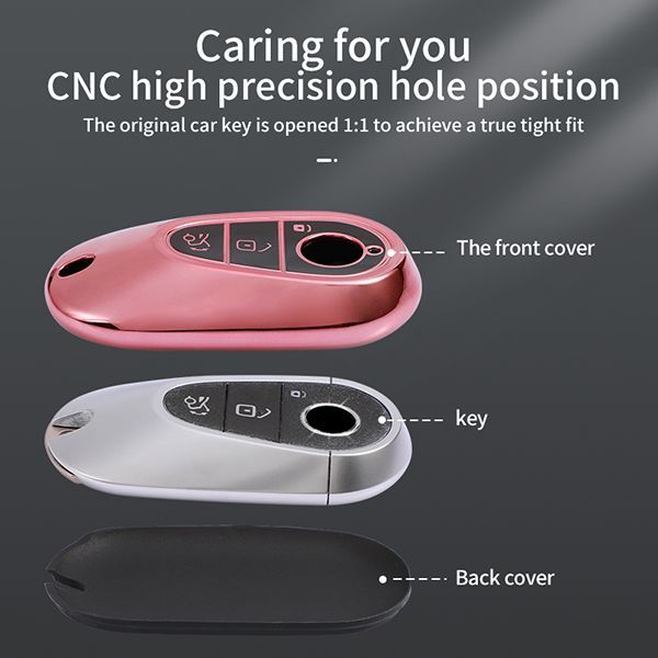 For Benz 3 button TPU protective key case,please choose the color