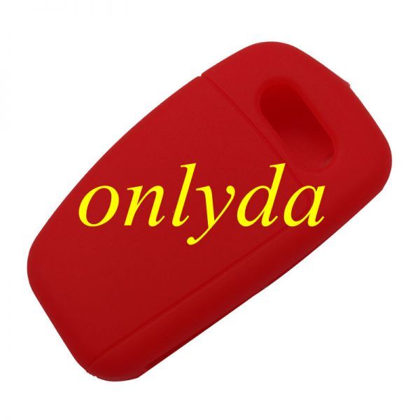 Audi 3 button silicon case (Black,Blue ,Red. Please choose the color)