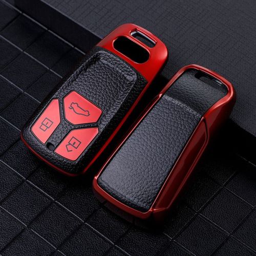 For New Audi Q7、TT、A4 3button TPU protective key case ,please choose the color