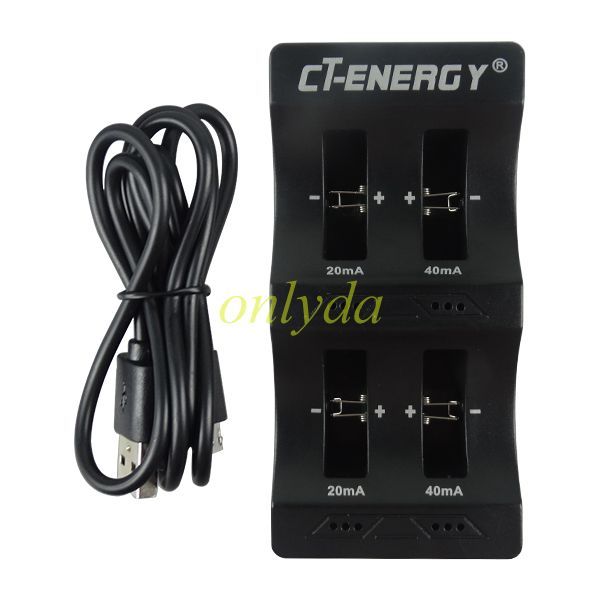 For VL2032/2020 rechargeable lithium battery smart charger