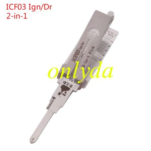 For ICF03 2 in 1 lockpick and decoder genuine