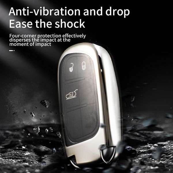 For Jeep  Guide/Free Light/Freeman/Grand Cherokee/Grand Commander TPU protective key case , please choose the color