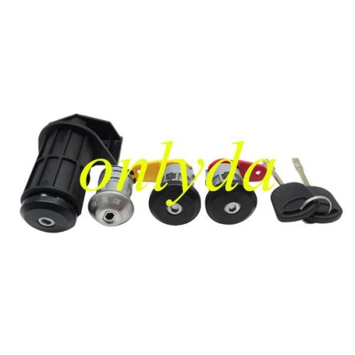 Ford  carnival full set lock with left door lock, right door lock,igntion lock and trunk lock