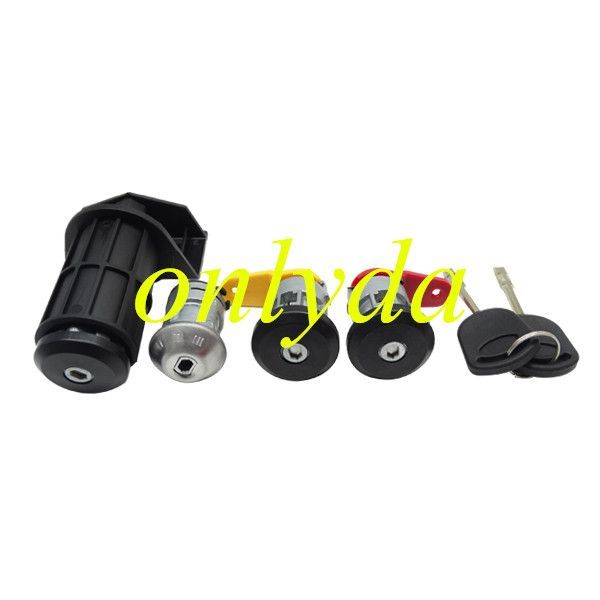 Ford  carnival full set lock with left door lock, right door lock,igntion lock and trunk lock