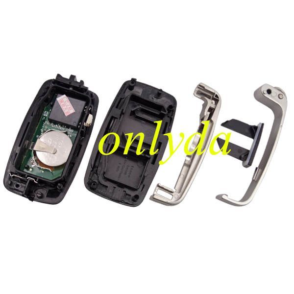 For Range Rover 2009- 2012 keyless 5 button remote key with 315mhz /434mhz PCF7953 chip
