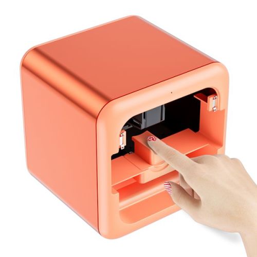 The world's first one finger and toe 2 in 1 nail printer .