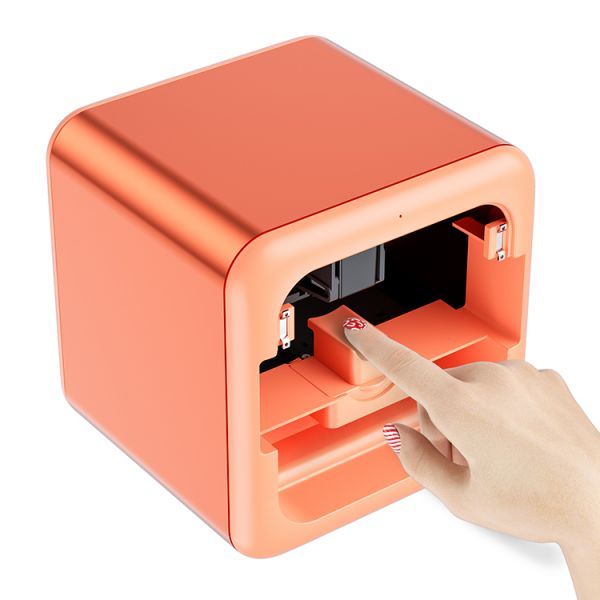 The world's first one finger and toe 2 in 1 nail printer .