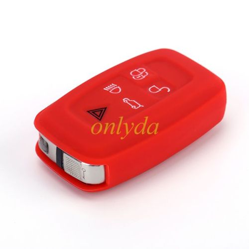 For Landrover 5 button silicon case (black,blue ,red. Please choose the color