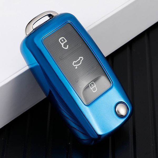 For VW TPU protective key case  black or red color, please choose