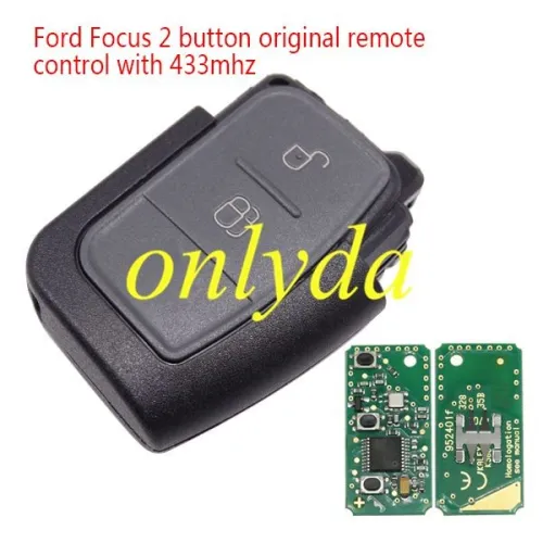 For  original Ford Focus 2 button Remote Key control with 433mhz