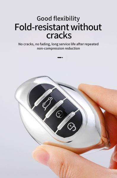 For BMW MINI cooper R55/R56/R60 3 button TPU protecive key case ,please choose the color