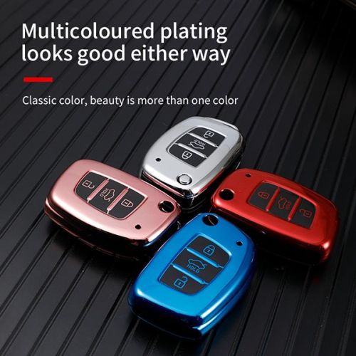 For Hyundai 3 button  TPU protective key case,please choose the color