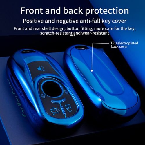 For Buick Chevrolet 5 buton  TPU protective key case, please choose  the color