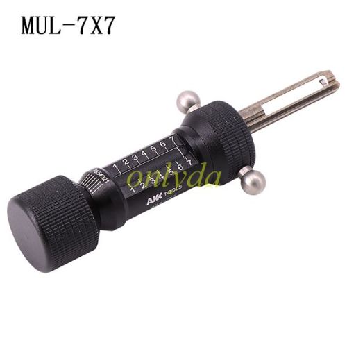 AKK MUL-7X7 Flat Key  Locksmith Tool