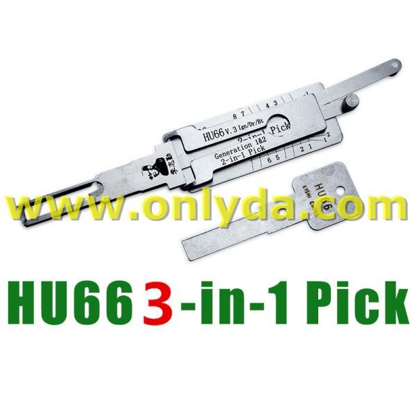 VW,Seat,Skoda 3 In 1 HU663-IN-1 Lock pick, for ignition lock, door lock, and decoder, used for VW series，Audi series，Porsche seriesVW,Seat,Skoda 3 In 1 HU663-IN-1 Lock pick, for ignition lock, door lock, and decoder, used for VW series，Audi series，Porsche series