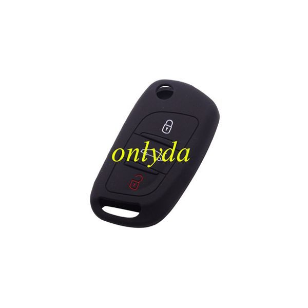 Peugeot, Citroen 3 button silicon case (Black,Blue ,Red. Please choose the color)