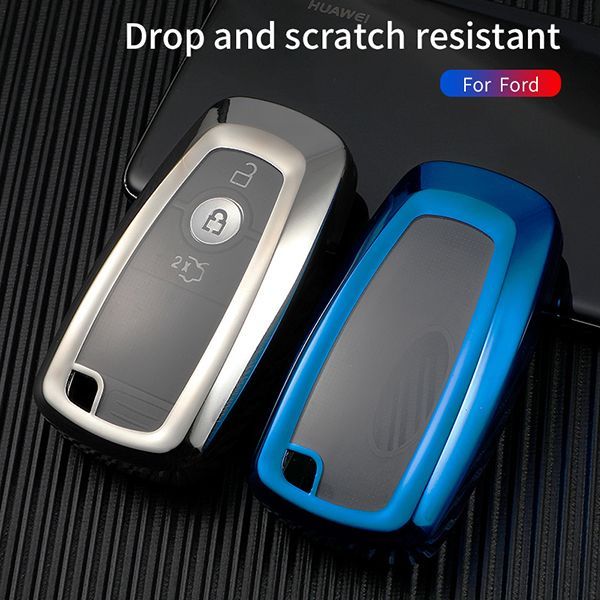 For Ford TPU protective key case  black or red color, please choose