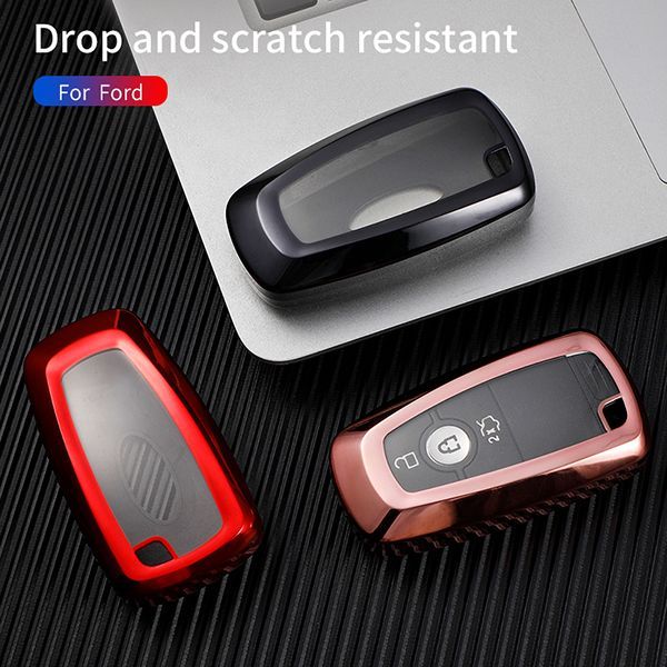 For Ford TPU protective key case  black or red color, please choose