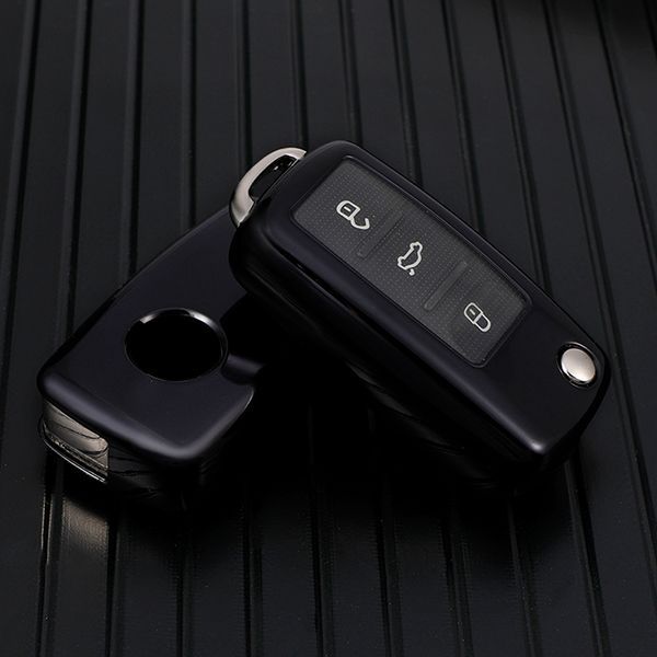 For VW TPU protective key case  black or red color, please choose